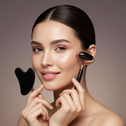 Dr Habit™ Ice Face Roller & Gua Sha Set